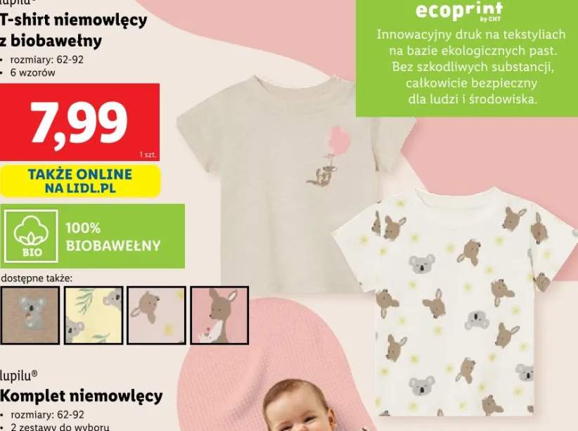 t-shirt niemowlęcy