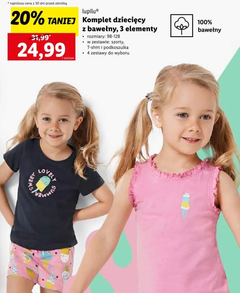 komplet dziecięcy