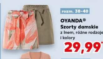 szorty damskie