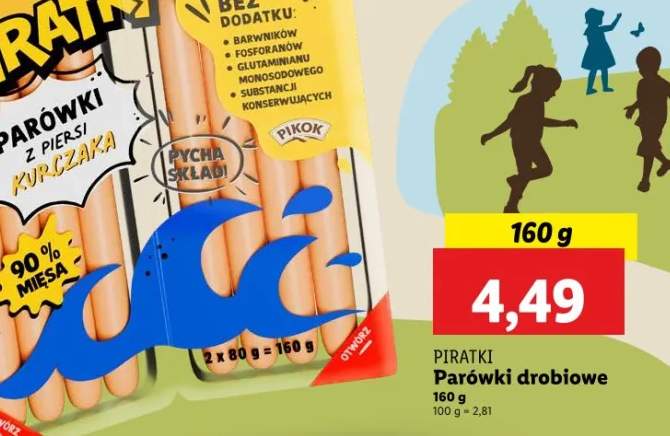 parówki z kurczaka