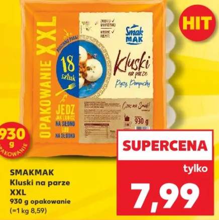 kluski na parze