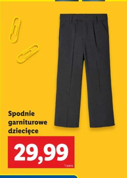 spodnie garniturowe dziecięce