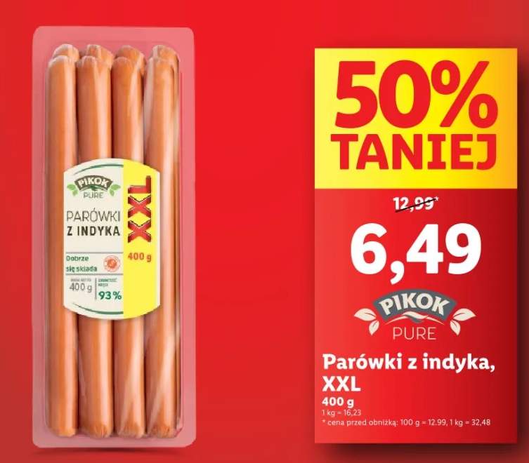 parówka z indykiem
