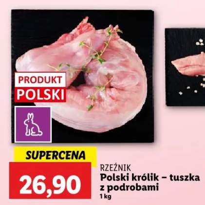 tuszka królika