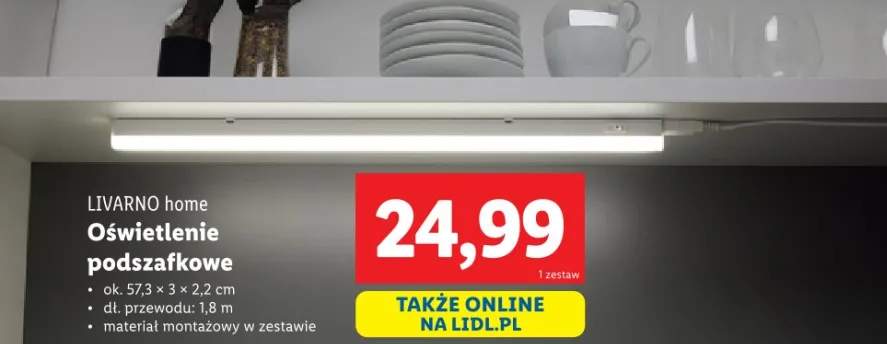 oświetlenie led pod szafkę
