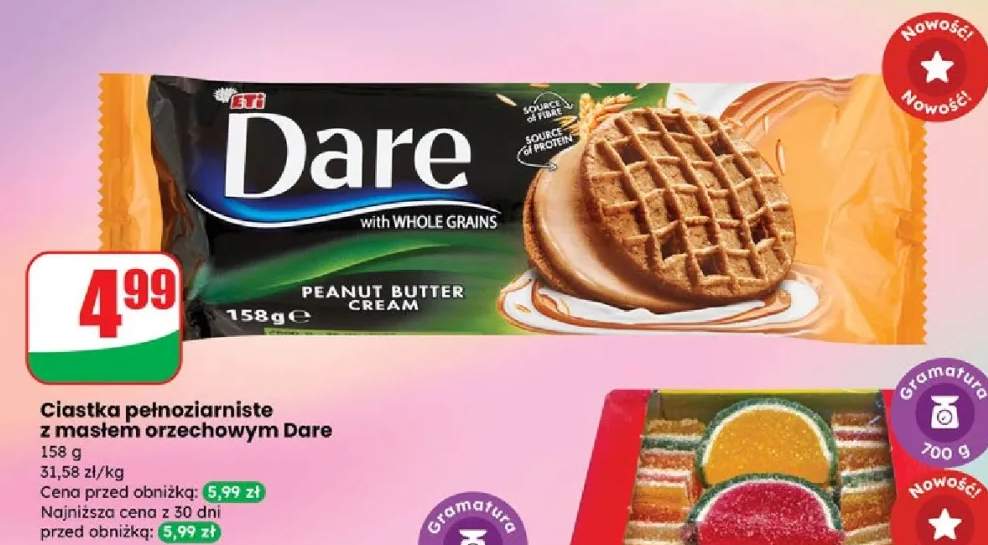 ciastka pełnoziarniste