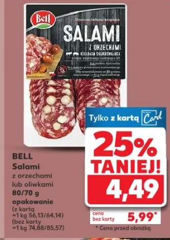 salami z orzechami