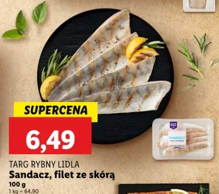 sandacz filet