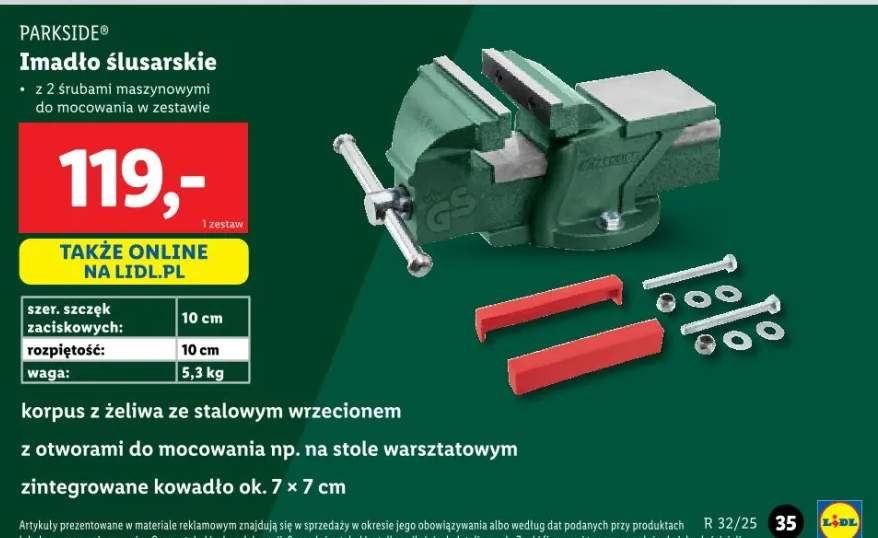 imadło stołowe