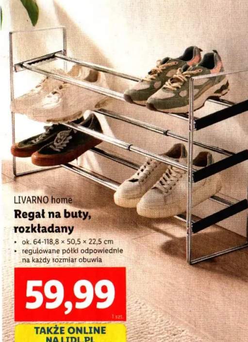 regał na buty