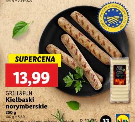 kiełbaski norymberskie