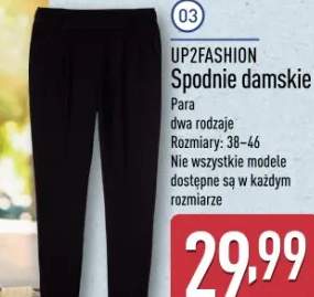 spodnie damskie