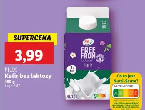 kefir bez laktozy