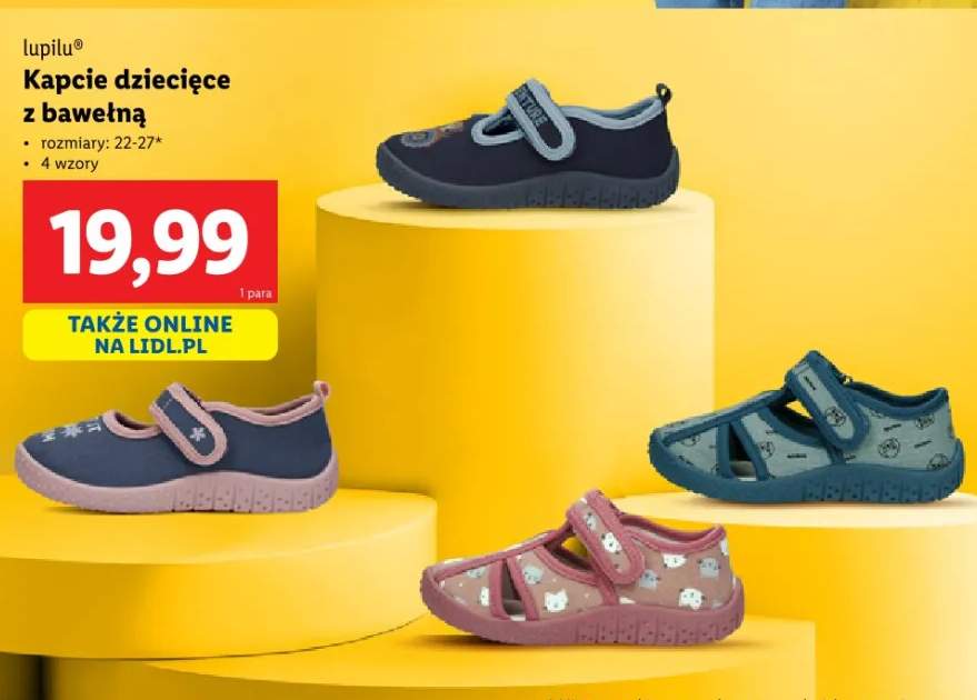 kapcie dziecięce