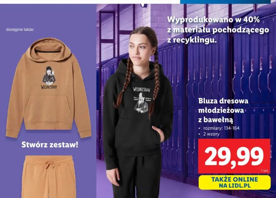 bluza dresowa młodzieżowa