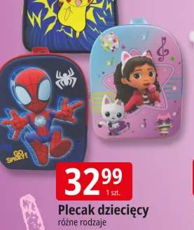 plecak dziecięcy