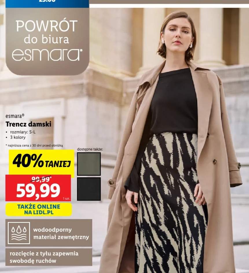 trencz damski