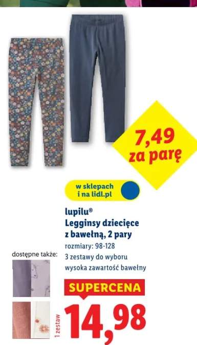 legginsy dziecięce