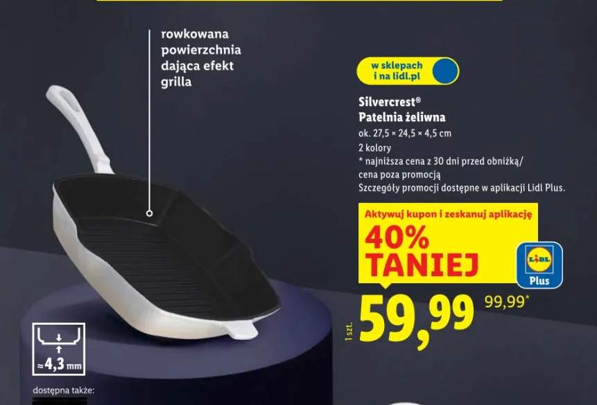 patelnia żeliwna