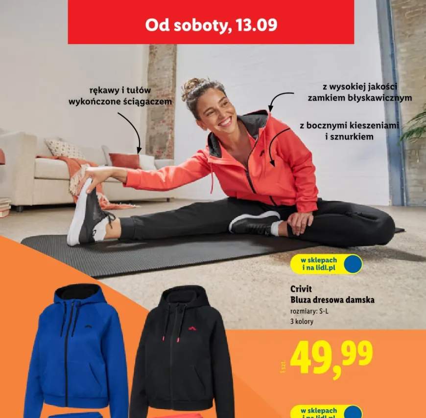 bluza dresowa damska