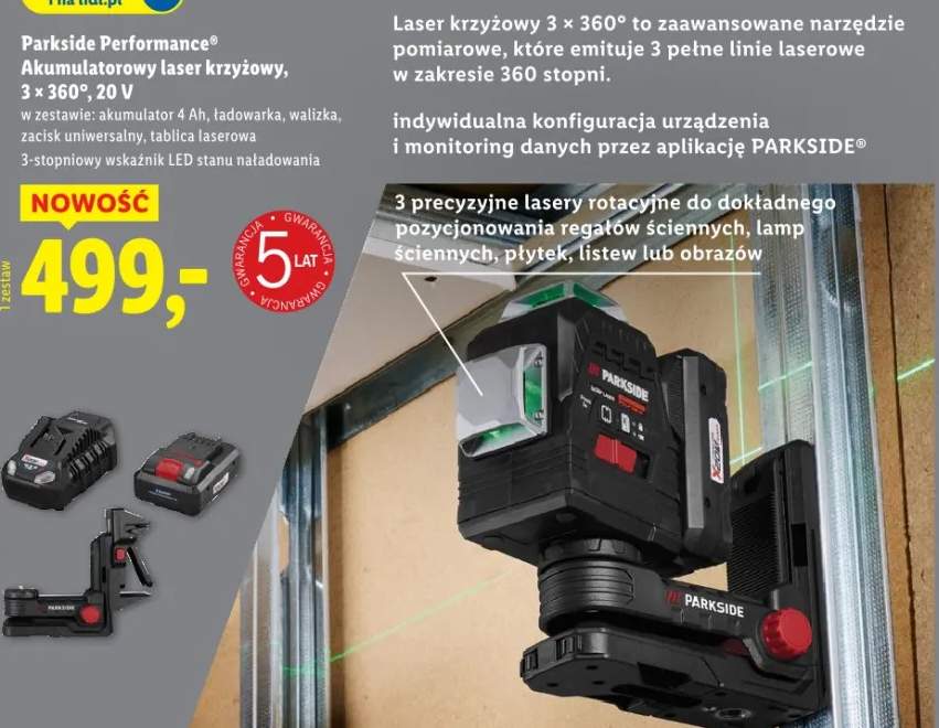 laser krzyżowy
