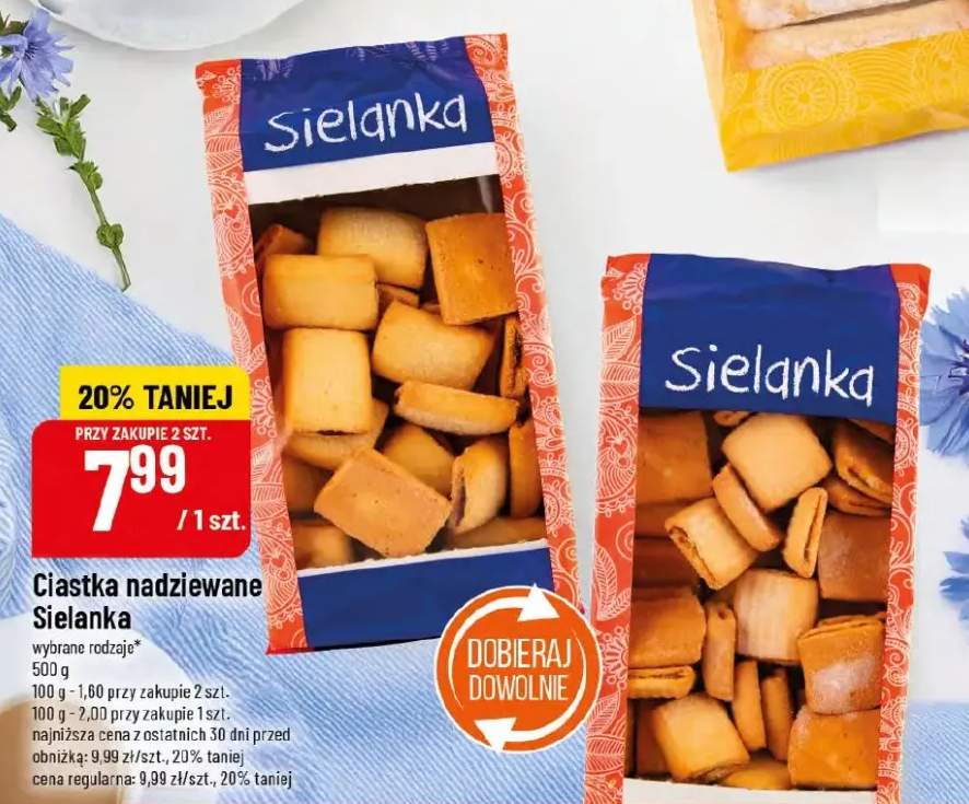 ciastka z nadzieniem