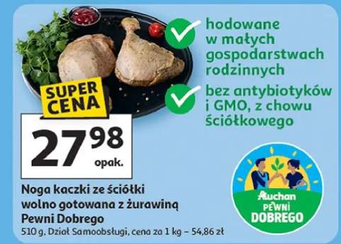 nogi kaczki wolno gotowane