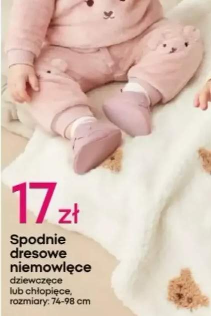 spodnie dresowe niemowlęce