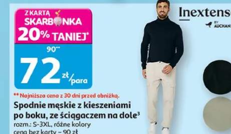 spodnie męskie
