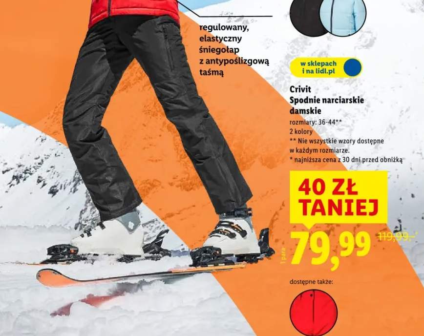 spodnie narciarskie damskie