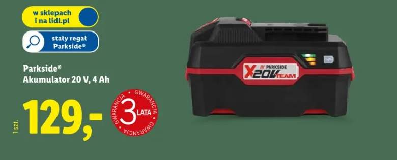 akumulator Parkside