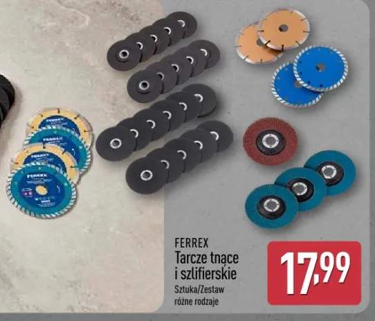 zestaw tarcz do cięcia