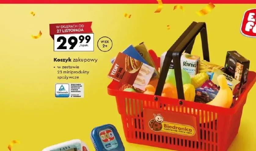 koszyk na zakupy do zabawy