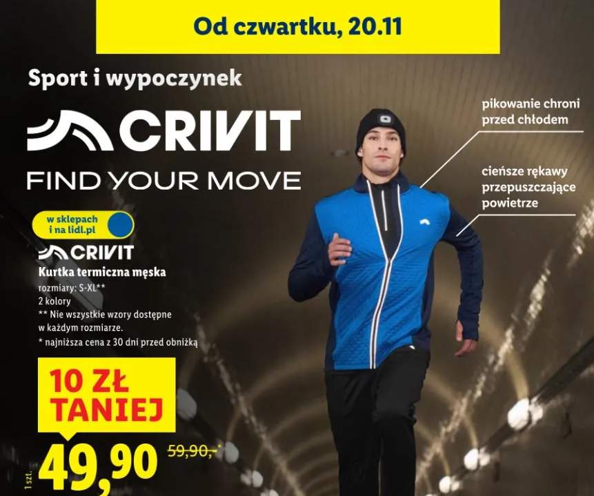 kurtka termiczna męska