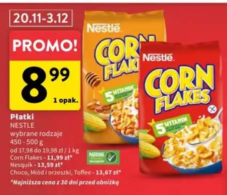 płatki kukurydziane