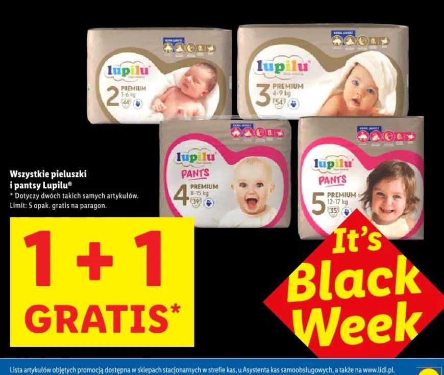 pieluszki Lupilu