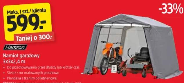 namiot garażowy