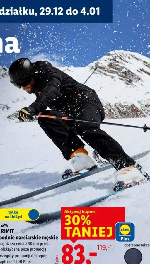 spodnie narciarskie męskie