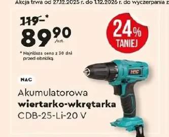 wiertarko-wkrętarka akumulatorowa