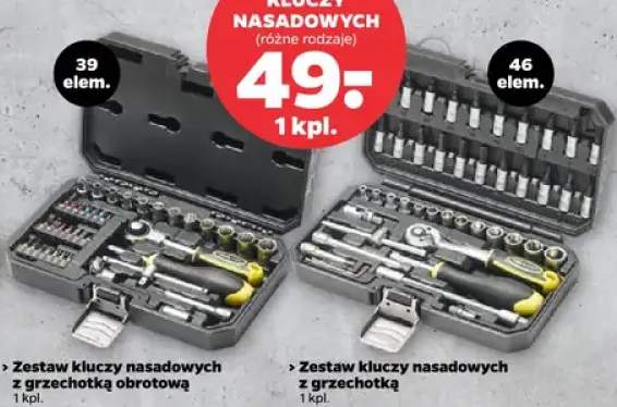 zestaw kluczy nasadowych
