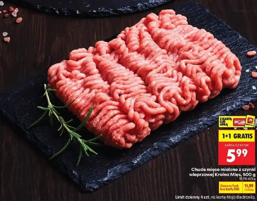 mięso mielone z szynki