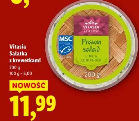 sałatka z krewetkami