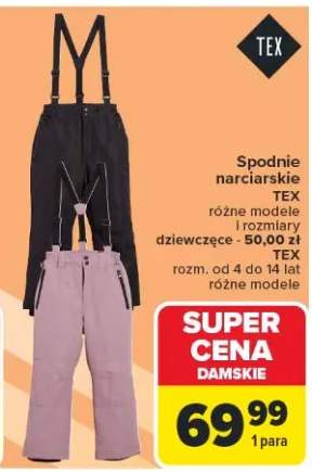 spodnie narciarskie dziecięce