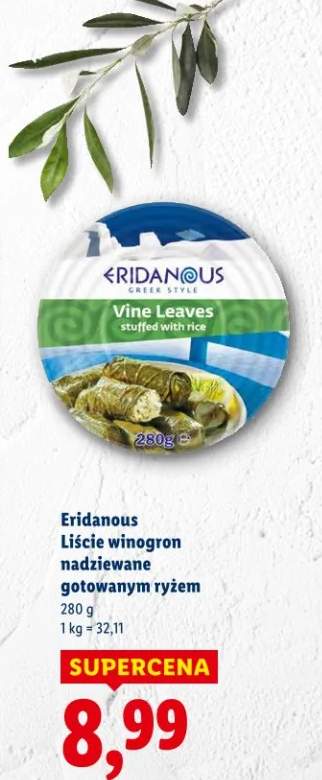 liście winorośli nadziewane