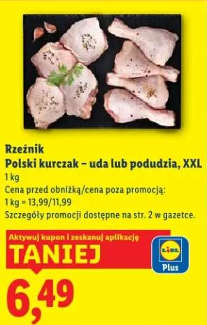 Rzeźnik Polski kurczak - uda lub podudzia, XXL
