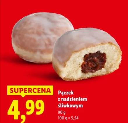 Pączek z nadzieniem śliwkowym