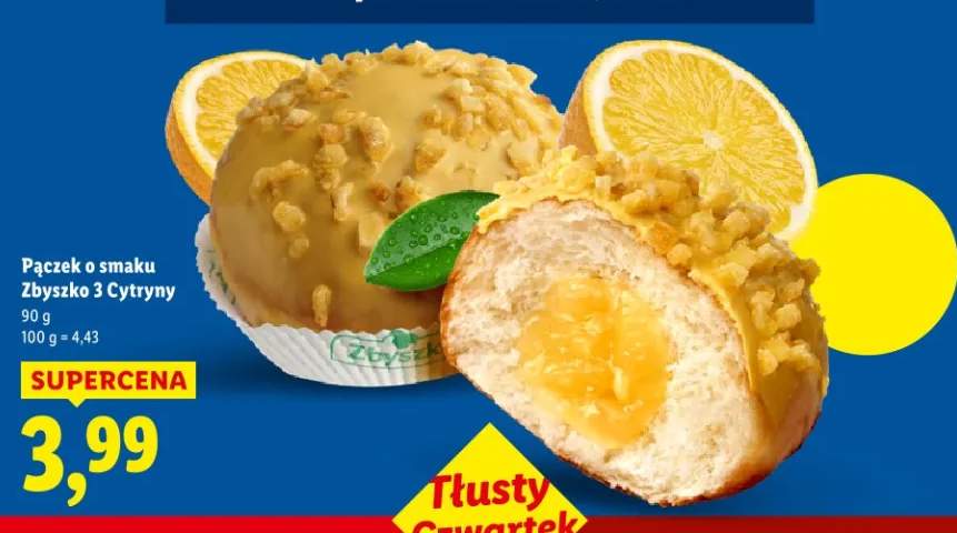 Pączek o smaku Zbyszko 3 Cytryny
