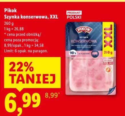 Szynka konserwowa, XXL