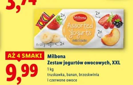 Zestaw jogurtów owocowych, XXL