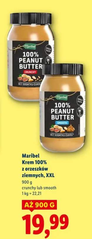 Krem 100% z orzeszków ziemnych, XXL